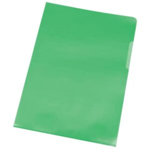 Cartellina a L Q-Connect ppl A4 verde