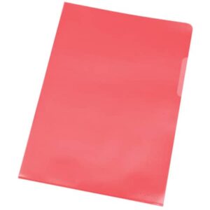 Cartellina a L Q-Connect ppl A4 rosso