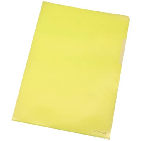 L-Folder Q-Connect ppl A4 yellow