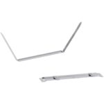 Clip fermafogli Q-Connect passo 80 mm metallo