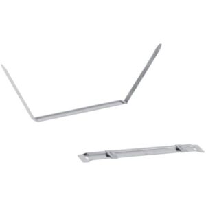 Clip fermafogli Q-Connect passo 80 mm metallo