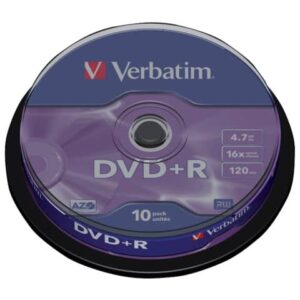 DVD+R Verbatim 16x 4.7 GB Spindle Case da