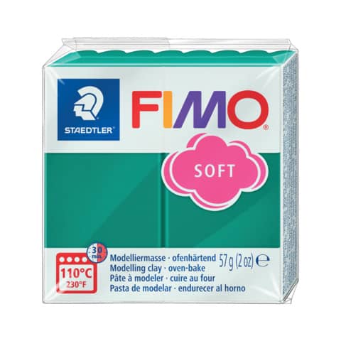 Pasta modellabile Staedtler FIMO® soft 57 g smeraldo -