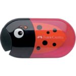 Faber-Castell Animals Ladybird 2-hole Pencil Sharpener