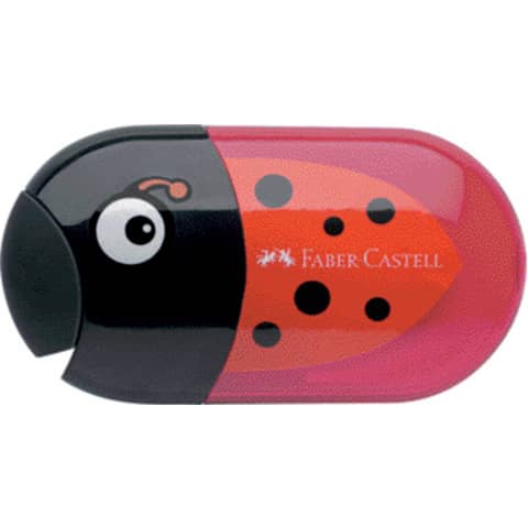 Faber-Castell Animals Ladybird 2-hole Pencil Sharpener