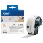 Rotolo da 400 etichette adesive in carta nero/bianco Brother 29 x 90 mm
