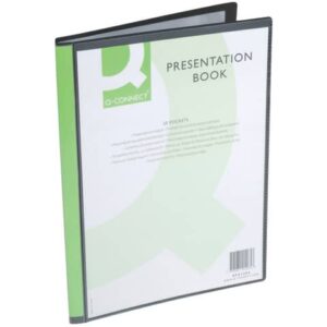Portalistino personalizzabile Q-Connect A4 apertura superiore 20 buste