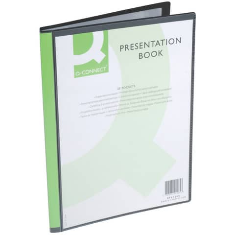 Portalistino personalizzabile Q-Connect A4 apertura superiore 20 buste