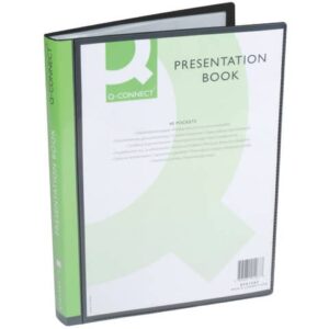 Portalistino personalizzabile Q-Connect A4 apertura superiore 40 buste