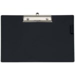 MAUL black 23x32 cm horizontal notepad holder with clip