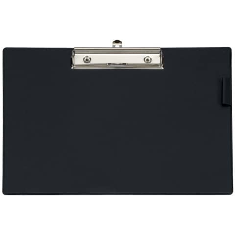 MAUL black 23x32 cm horizontal notepad holder with clip