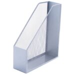 Portariviste in metallo Q-Connect 9,5x29,5x25,8 cm argento