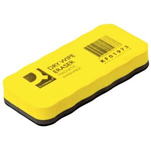 Cancellino magnetico per lavagne bianche Q-Connect nero 12x3x5 cm