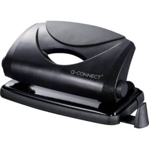 Perforatore a due fori Q-Connect nero 10 fogli
