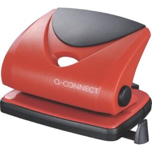 Perforatore a due fori Q-Connect rosso 20 fogli