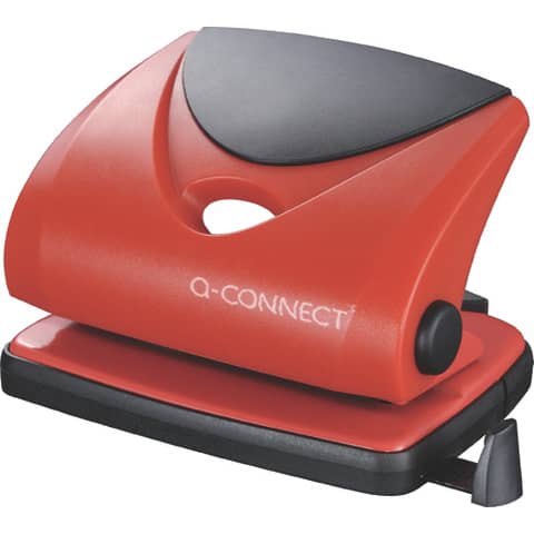 Perforatore a due fori Q-Connect rosso 20 fogli