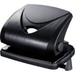Perforatore a due fori Q-Connect nero 20 fogli