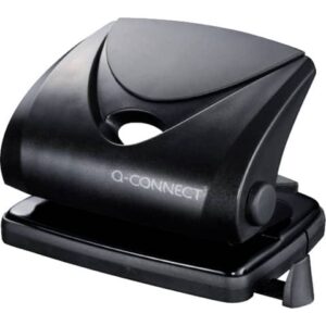 Perforatore a due fori Q-Connect nero 20 fogli