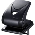Perforatore a due fori Q-Connect nero 40 fogli