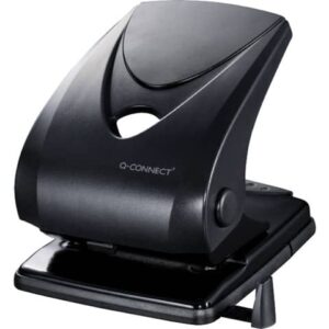 Perforatore a due fori Q-Connect nero 40 fogli