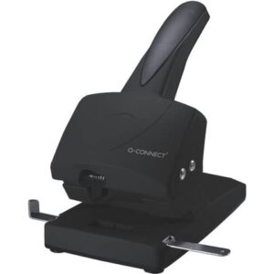 Perforatore per alti spessori a 2 fori Q-Connect nero 65 fogli