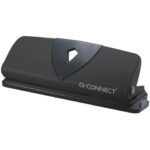 Q-Connect 4-hole punch black 25 sheets