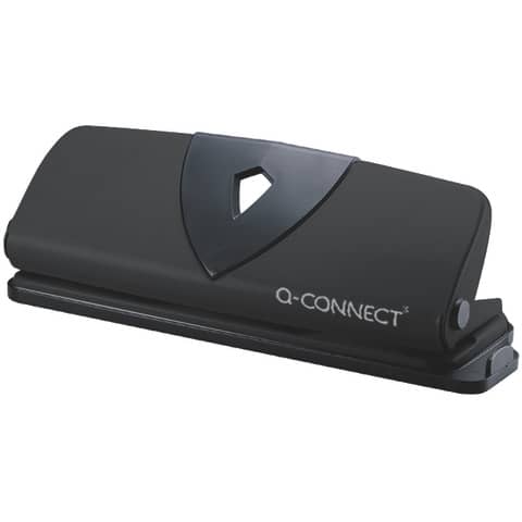 Q-Connect 4-hole punch black 25 sheets