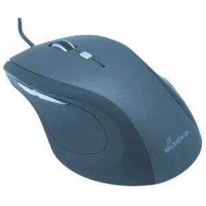 Media Range Optical Mouse 5 buttons with cable 2400 dpi black/grey USB 2.0