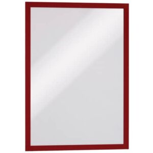 Cornice espositiva Durable DURAFRAME® formato A3 rosso in conf. 6 pz -