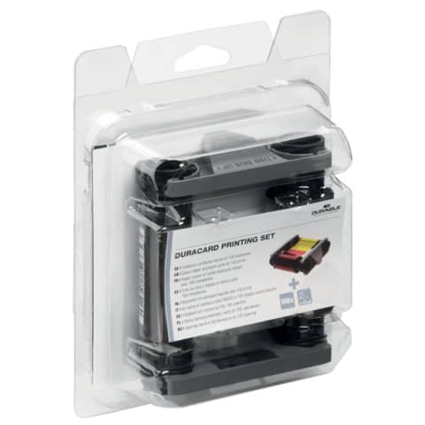 Printing Kit for Durable DURACARD® ID 300 - 1 ribbon + 100 cards -