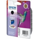 Cartuccia inkjet Colibrì T0801/blister RS Epson nero