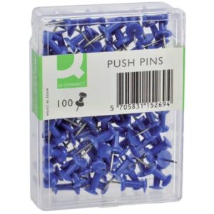 Spilli per bacheca Q-Connect blu