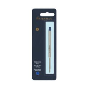 Refill penna a sfera Waterman in blister Waterman punta media - blu