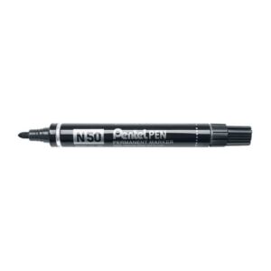 Marcatore professionale permanente Pentel N50 punta conica 4,3 mm nero