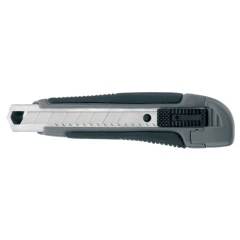 Cutter Westcott Premium larghezza lama 18 mm - guida lama metallo grigio / nero