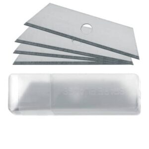 Lame di ricambio Westcott 18 mm forma trapezoidale argento