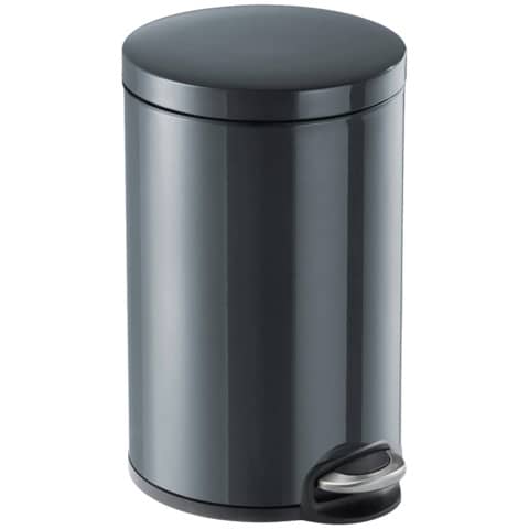 Cestino gettacarte DURABLE con pedale acciaio inox 12 litri