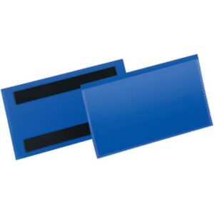 Durable identification pouches with blue magnetic stripes outer mm.