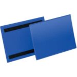 Durable identification pouches with blue magnetic stripes outer mm.