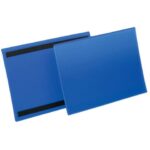 Durable identification pouches with blue magnetic stripes outer mm.