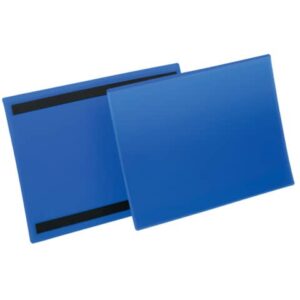 Durable identification pouches with blue magnetic stripes outer mm.
