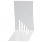 Reggilibri MAUL acciaio bianco 140x140x85mm