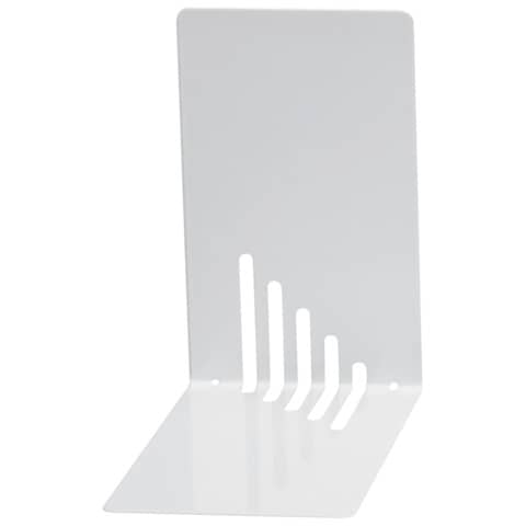 Reggilibri MAUL acciaio bianco 140x140x85mm
