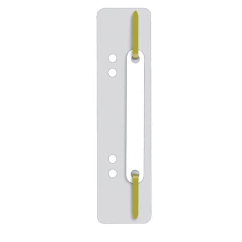 Pressini fermafogli Q-Connect 34x150 mm grigio