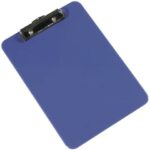 Q-Connect A4 spring-loaded notepad holder blue