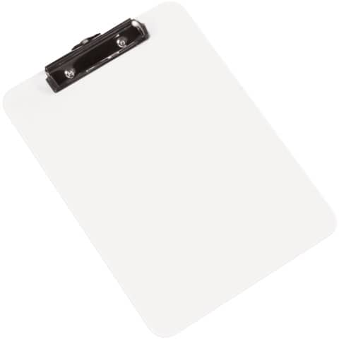 Q-Connect A4 transparent clipboard with spring