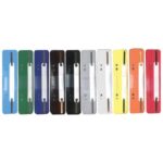 Pressini fermafogli Q-Connect 34x150 mm assortiti