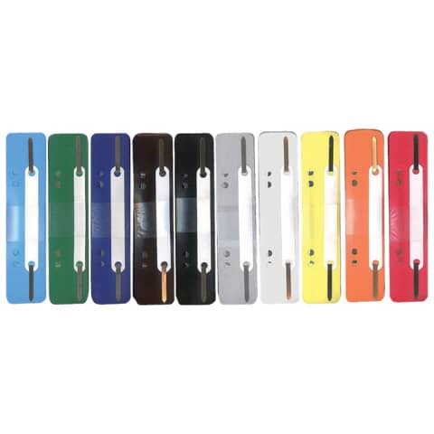 Pressini fermafogli Q-Connect 34x150 mm assortiti