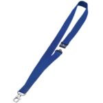 Cordoncino per portabadge DURABLE tessuto blu scuro 20mm x 44cm