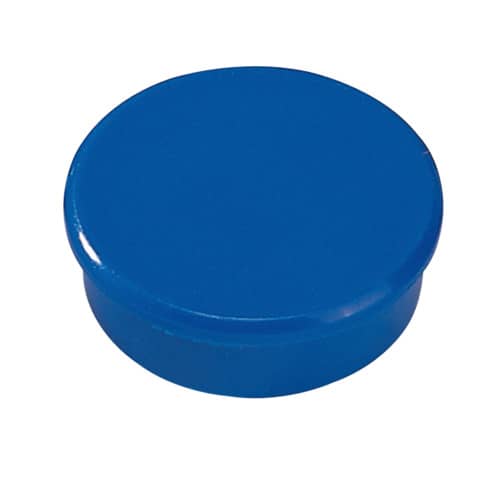 Magneti Dahle rotondi Ø 38 mm blu altezza 13,5 mm - forza 25 N -